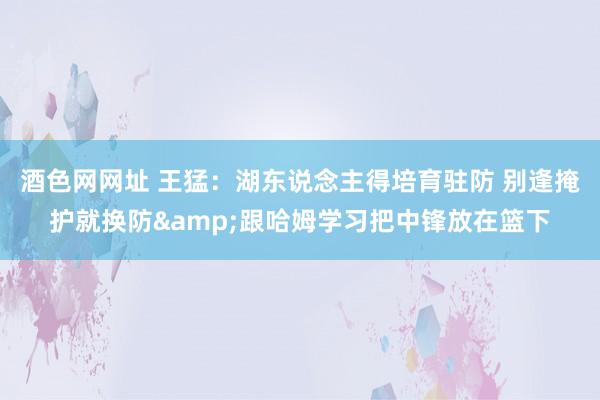 酒色网网址 王猛：湖东说念主得培育驻防 别逢掩护就换防&跟哈姆学习把中锋放在篮下